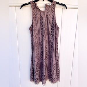 NWT Speechless Purple Lace Dress